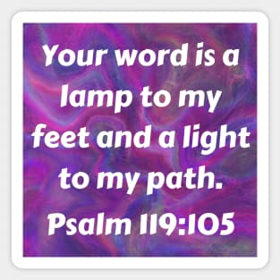 Bible Verse Psalm 119:105 Magnet